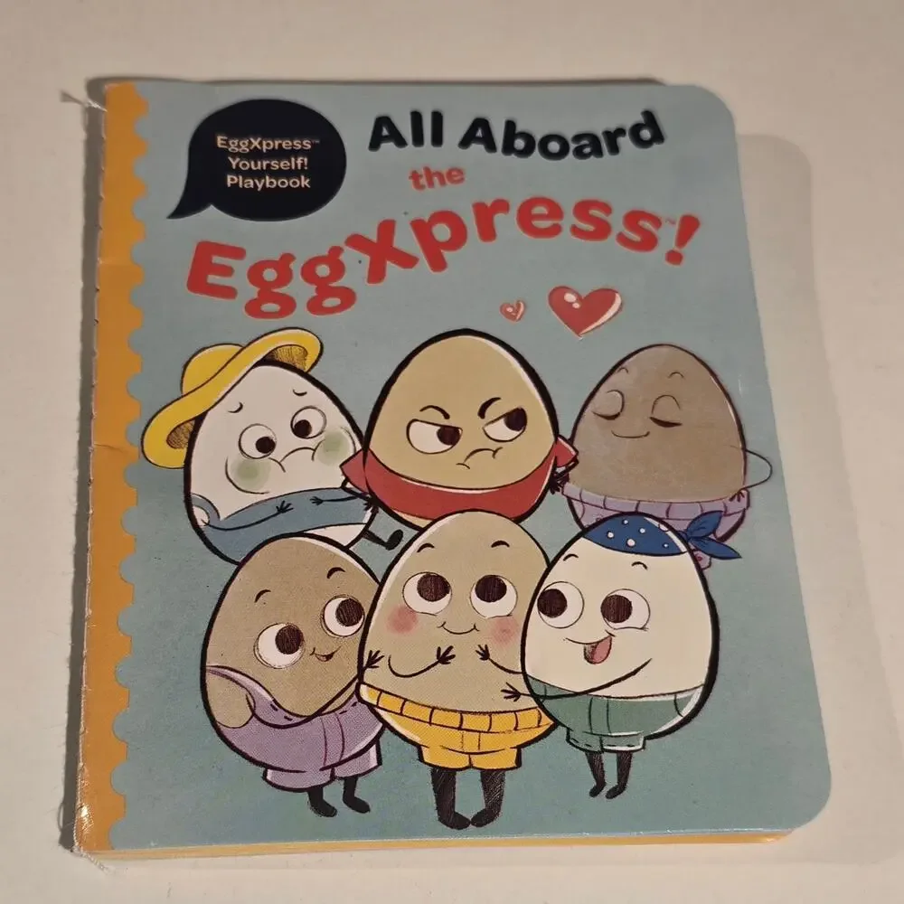 EggXpress Yourself Emotional Learning Toy Game Bus Eggs Cards Playbook Set